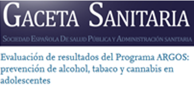 EVALUACIÓN DE RESULTADOS DEL PROGRAMA ARGOS: PREVENCIÓN DE ALCOHOL, TABACO Y CÁNNABIS EN ADOLESCENTES (Gaceta Sanitaria nº 39,102484, febrero 2025).